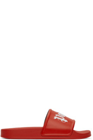 Palm Angels - Red Logo Slides
