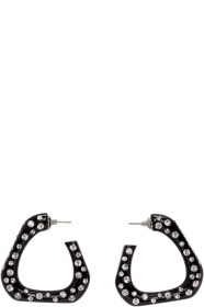 Simon Miller - Black Triangle Hoop Earrings
