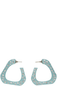 Simon Miller - Blue Triangle Hoop Earrings
