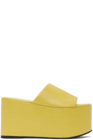 Simon Miller - Yellow Blackout Platform Sandals