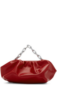 Marques Almeida - Red Pleated Clutch Bag