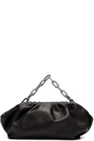 Marques Almeida - Black Pleated Clutch Bag