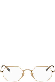 Ray-Ban - Gold Hexagonal Icon Glasses