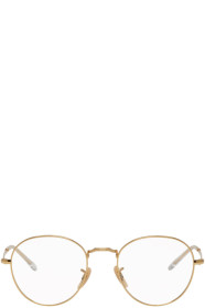 Ray-Ban - 金色 Icons 圆框眼镜