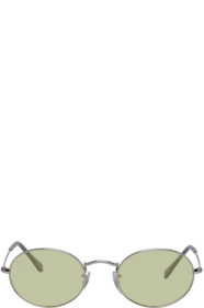 Ray-Ban - 银色 & 黄色 Evolve 圆框太阳镜