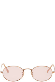 Ray-Ban - 青铜色 & 粉色 Evolve 椭圆形太阳镜
