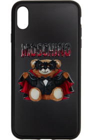 Moschino - Black Teddy Bear iPhone XS Max Case