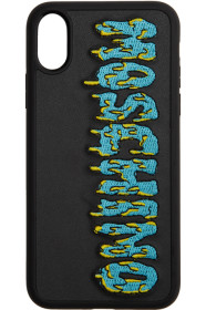 Moschino - 黑色 Monster Logo iPhone XS Max 手机壳