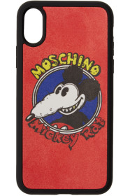 Moschino - Red Chinese New Year Mickey Rat iPhone XS/X Case