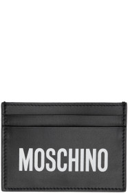 Moschino - Black Logo Card Holder