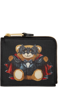 Moschino - Black Magician Teddy Bear Zip Wallet