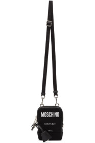 Moschino - Sac messager noir 'Couture'