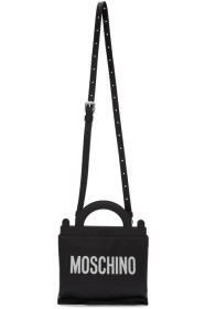 Moschino - Sac messager à logo noir