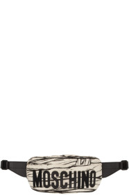 Moschino - Sac-ceinture blanc cassé Mummy