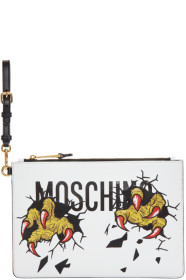 Moschino - Pochette blanche Claws