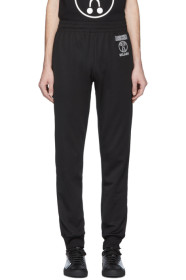 Moschino - Black Double Question Mark Lounge Pants