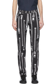 Moschino - Black Zipper Trousers