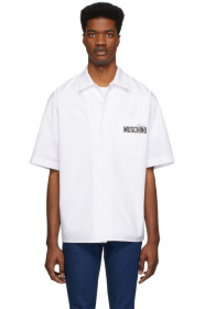 Moschino - White Half-Sleeve Logo Shirt
