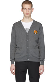 Moschino - Grey Teddy Cardigan