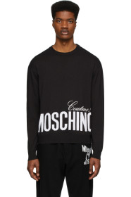 Moschino - Black Knit Logo Sweater