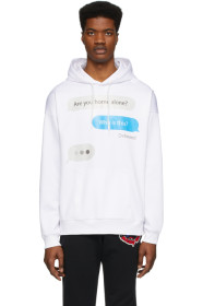 Moschino - White Chat Hoodie