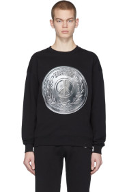 Moschino - ブラック Coin スウェットシャツ