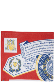 Moschino - Red Budweiser Edition Square Beach Towel