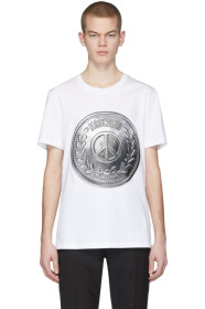 Moschino - 白色 Coin T 恤