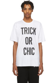 Moschino - 白色“Trick Or Chic” T 恤