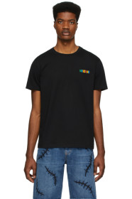 Moschino - Black Multicolor Logo T-Shirt