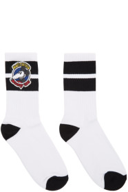 Moschino - White Chinese New Year Mickey Rat Socks