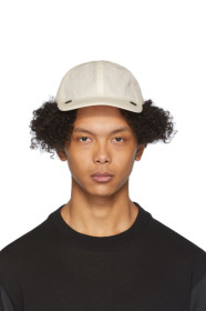 Issey Miyake Men - Off-White Nylon Condense Cap