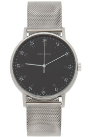 Issey Miyake Men - Montre argentée et noire F Series PM Face
