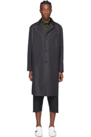 Issey Miyake Men - Black Pleats Coat