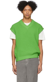 Issey Miyake Men - Veste verte Low Gauge