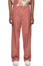 Issey Miyake Men - Pink Gabardine Trousers