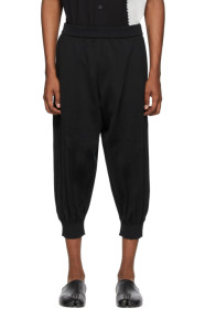 Issey Miyake Men - Black Wrinkle Knit Lounge Pants