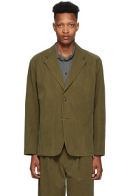 Issey Miyake Men - Khaki Mercerized Gabardine Blazer
