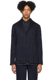 Issey Miyake Men - Navy Torus Blazer