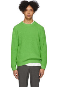 Issey Miyake Men - Green Low Gauge Sweater