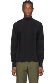 Issey Miyake Men - Black Fit Knit Sweater