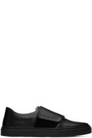 Issey Miyake Men - Black Strap Sneakers