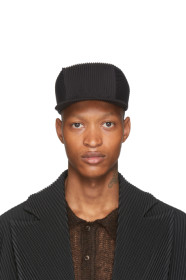 Homme Plissé Issey Miyake - 黑色 Pleats 棒球帽