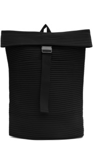 Homme Plissé Issey Miyake - Black Flat Bag1 Backpack