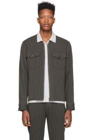 Homme Plissé Issey Miyake - Grey Wool-Like Jacket