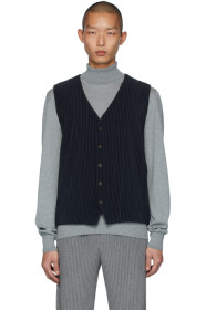 Homme Plissé Issey Miyake - Navy Basics Vest