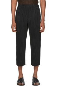 Homme Plissé Issey Miyake - Black MC December Cropped Trousers