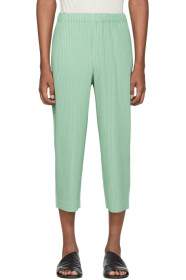 Homme Plissé Issey Miyake - Green MC December Cropped Trousers