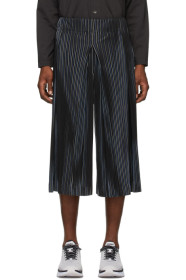 Homme Plissé Issey Miyake - Navy Pleats Tailored Trousers