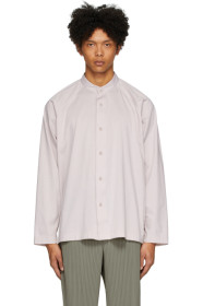 Homme Plissé Issey Miyake - 粉色平纹针织衬衫